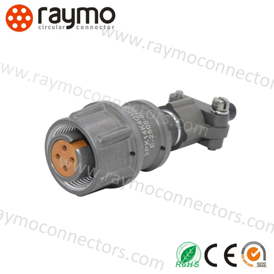 2PM Connector Aluminum Alloy 4-50 Pin Thread Connection 700V