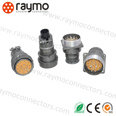2PM Circular Connector Copper Silver Gold Plated -60-200C
