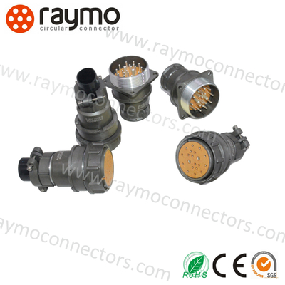 2PM Connector 5-40A Working Current 500 Mating Cycles Aluminum Alloy