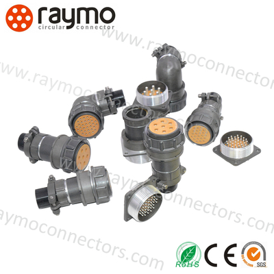 2PM Connector 4-50 Pin Threaded Panel Socket Cable Plug