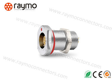 DEU 102 103 1031 104 2pins watertight push pull connectors with natural chrome plated shell
