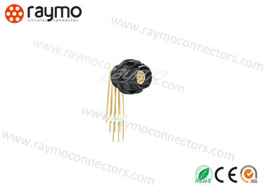 Fischer Panel Receptacle Elbow PCB Contacts