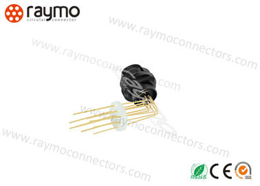 Fischer Panel Receptacle Elbow PCB Contacts
