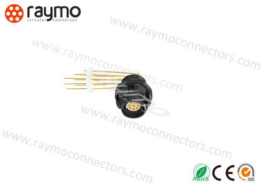 Fischer Panel Receptacle Elbow PCB Contacts