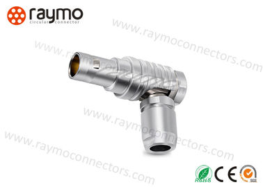 90 Degree Cable Mount Connector Metal Circular Push Pull FHG.1B.305 Elbow Plug
