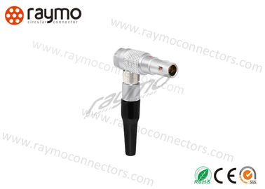 Elbow 90 Degree Circular Push Pull Connectors , Cable Mount Connector Multipole