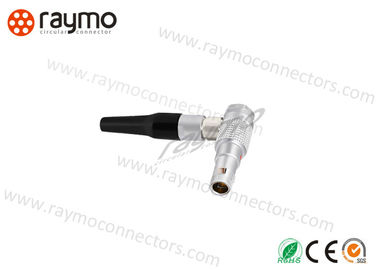 Elbow 90 Degree Circular Push Pull Connectors , Cable Mount Connector Multipole