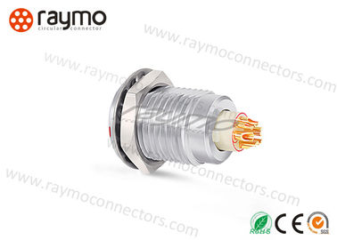 Fixed Socket Circular Push Pull Connectors , Circular Metal Connectors B Series 2-32 Pins