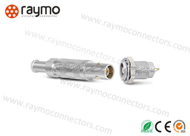 Reliable Half Moon Connector , Straight Cable Connector Shock Vibration Resistance