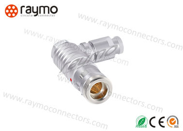 Watertight Vacuum FPG Electrical Push Pin Connectors Right Angle Plug