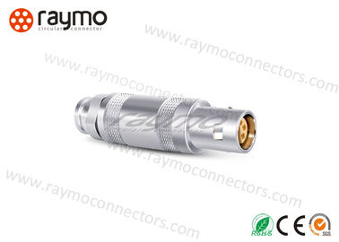 Reliable Half Moon Connector , Straight Cable Connector Shock Vibration Resistance