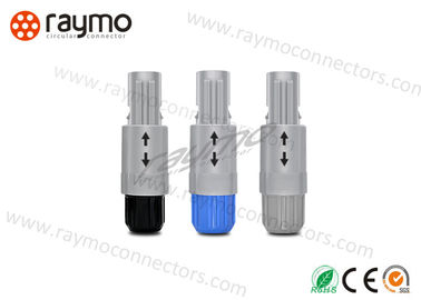 Self Latching Locking Plug And Socket Connectors Plastic Material Compatible With Lemo