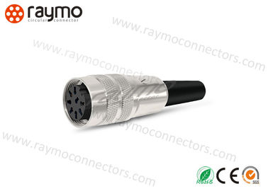 Female Contacts Flexible Cable Connector M16 M12 Excellent EMI Shielding