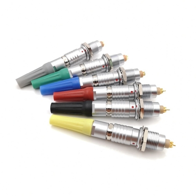 IP50 Chrome Plated Push Pull Connector FGG.0B.302.CLAD52 For Camera