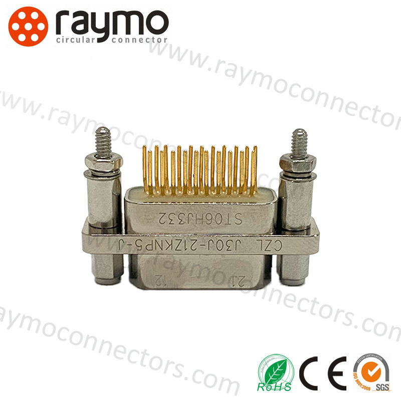 J30J Series 21-Pin D83513 Micro-D Connector Plug IP67