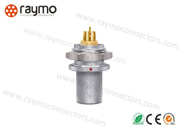 3 Pin 5 Pin 6 Pin Circular Power Connector , Waterproof Power Connector High Precision