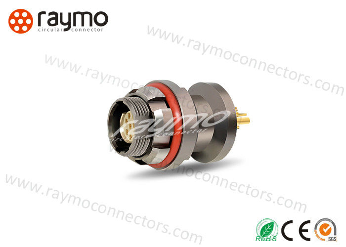 Light Weight Industrial Circular Connectors UR01WL07F010SBK1Z2ZA Rugged Shaped